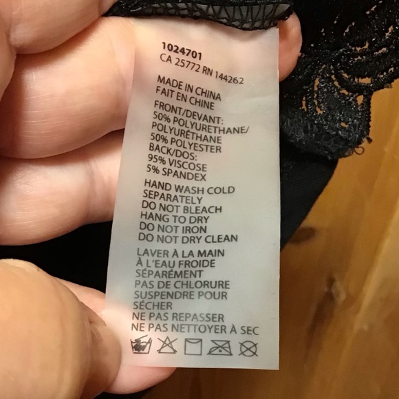 COPY - Lace and “Leather Look”, Sleeveless Tank - Picture 6 of 6